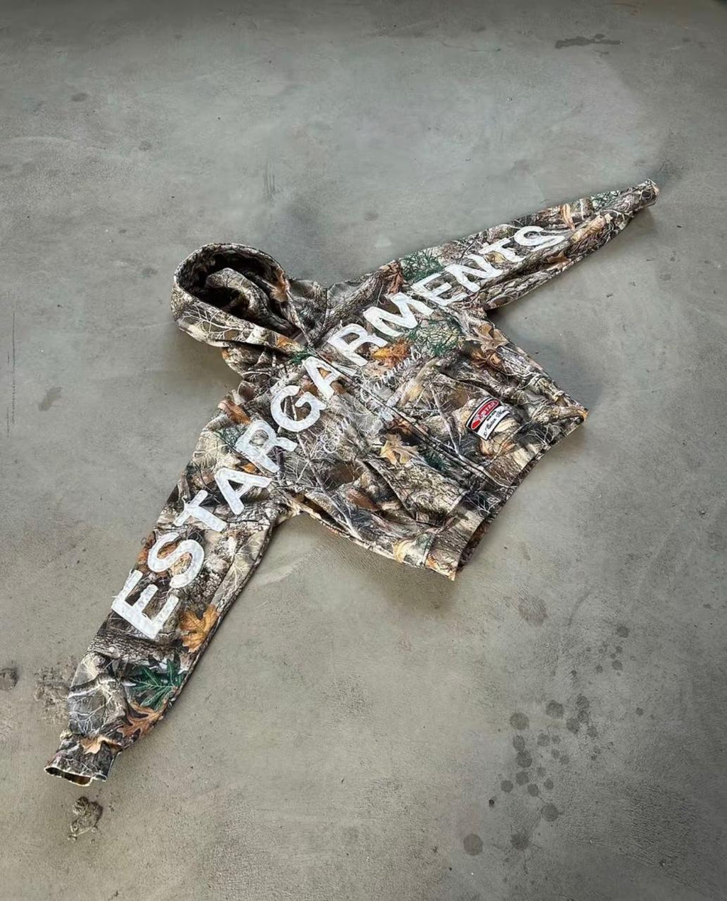 Camouflage Zip-Up Hoodie