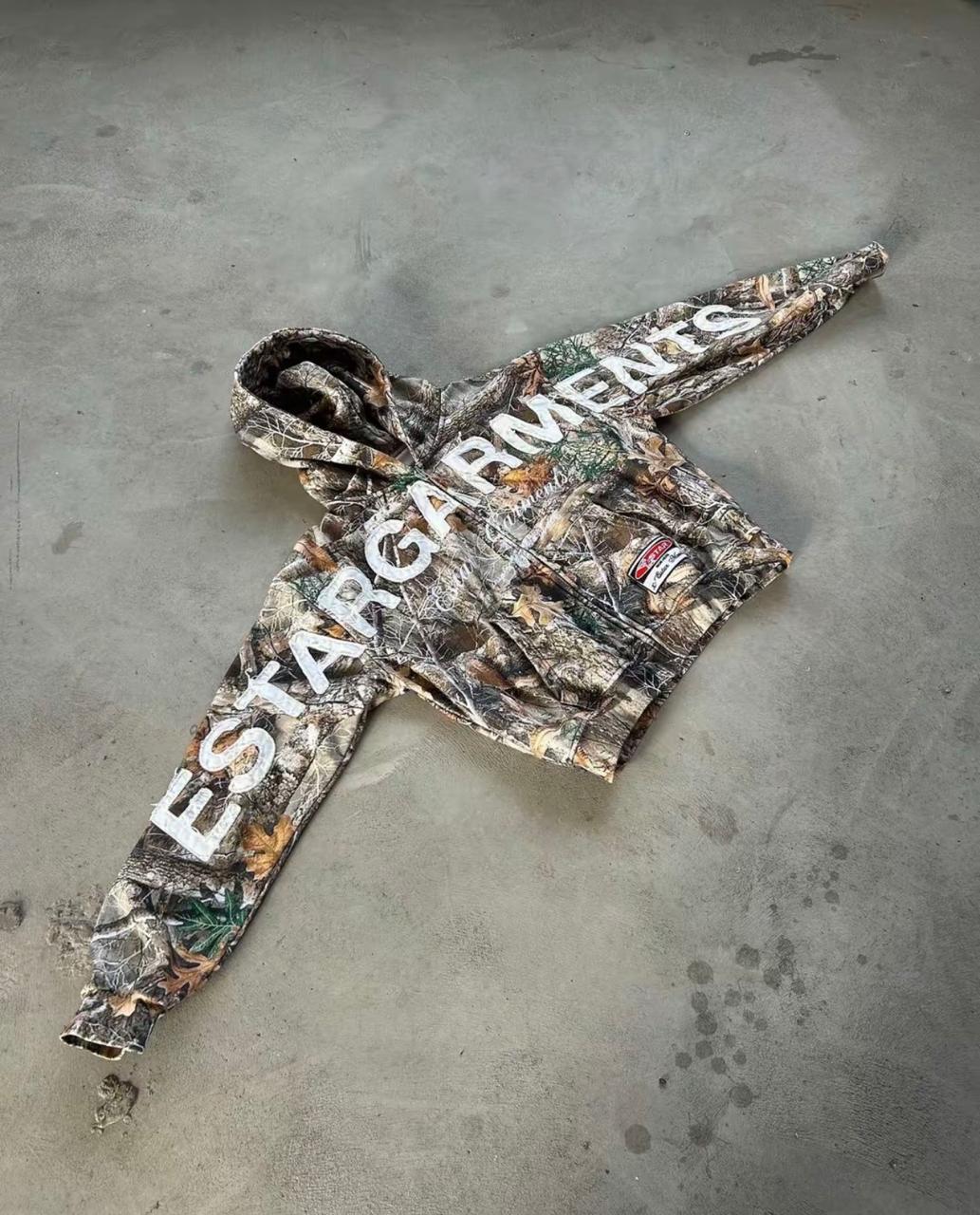 Camouflage Zip-Up Hoodie
